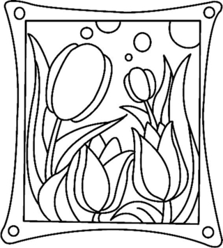 Fleurs 020 - Coloriages fleurs, fruits et légumes - Coloriages - 10doigts.fr